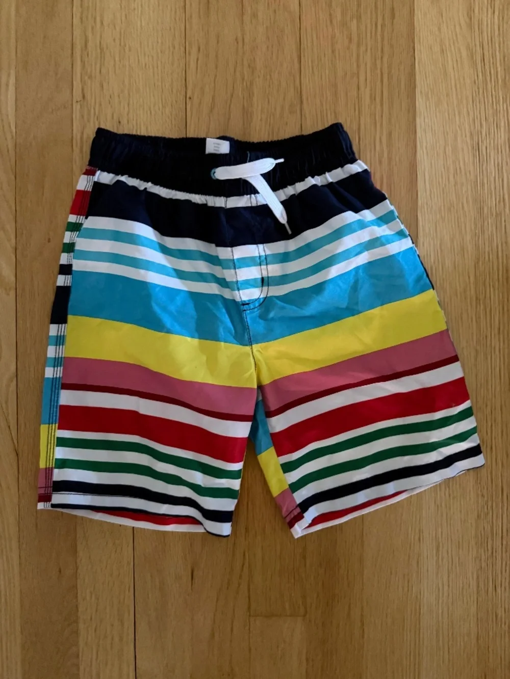 Gymboree Boys Swim Trunks Colorful Stripes Size 6